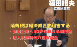 消費税の闇を衆議院議員が暴露、消費税は社会保障費の財源というのは嘘だ。