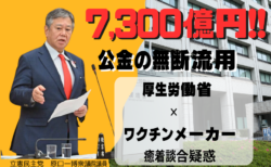 厚労省とワクチンメーカーの癒着？談合と公金流用の疑い。立憲民主党原口議員が国会で追求。